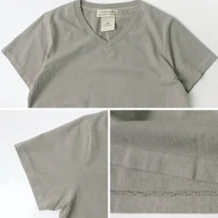 REMI RELIEF T-Shirts^/ LW processed V-neck T-shirt