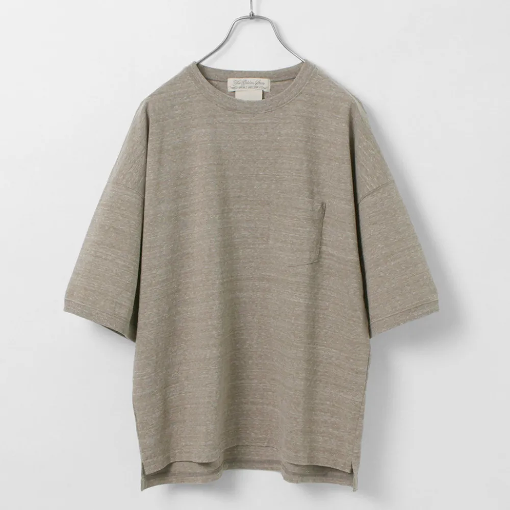 REMI RELIEF T-Shirts^/ Melange jersey short sleeve pocket T-shirt
