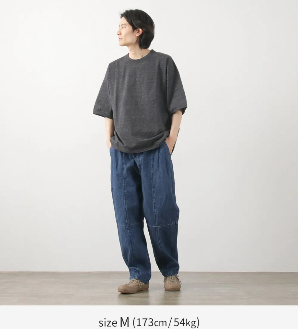 REMI RELIEF T-Shirts^/ Melange jersey short sleeve pocket T-shirt