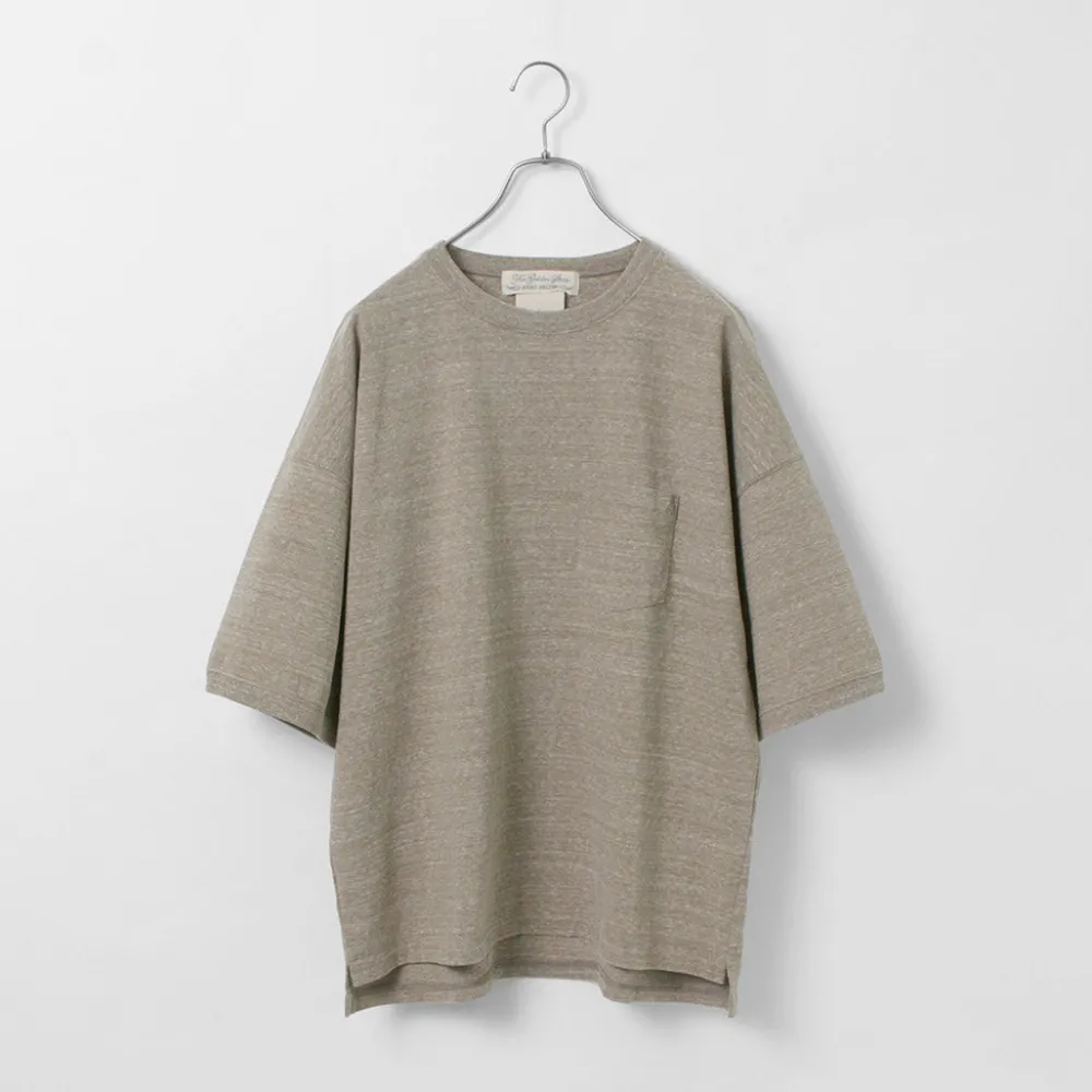 REMI RELIEF T-Shirts^/ Melange jersey short sleeve pocket T-shirt