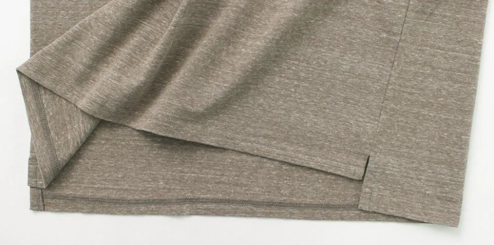 REMI RELIEF T-Shirts^/ Melange jersey short sleeve pocket T-shirt