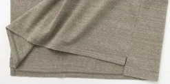 REMI RELIEF T-Shirts^/ Melange Jersey Long Sleeve Henley Neck Pocket T-Shirt