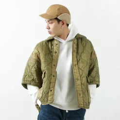 REMI RELIEF Jackets^/ Military Ripstop Short Sleeve Quilted Shirt Jacket