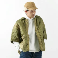 REMI RELIEF Jackets^/ Military Ripstop Short Sleeve Quilted Shirt Jacket