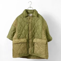 REMI RELIEF Jackets^/ Military Ripstop Short Sleeve Quilted Shirt Jacket