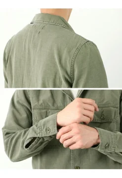 REMI RELIEF Jackets^/ Military Shirt (Flower Studded)
