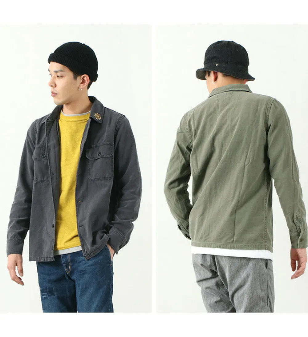 REMI RELIEF Jackets^/ Military Shirt (Flower Studded)
