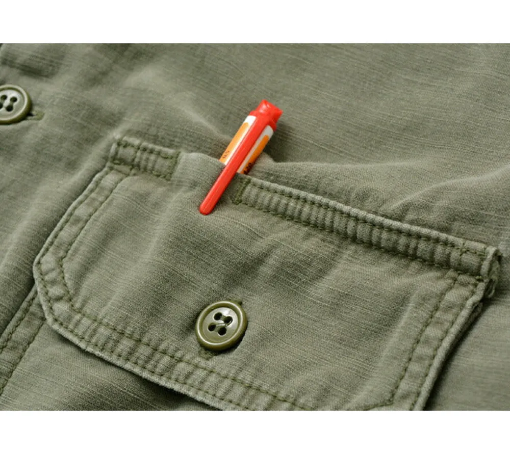 REMI RELIEF Jackets^/ Military Shirt (Flower Studded)