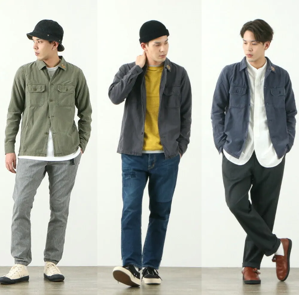 REMI RELIEF Jackets^/ Military Shirt (Flower Studded)