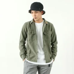 REMI RELIEF Jackets^/ Military Shirt (Flower Studded)