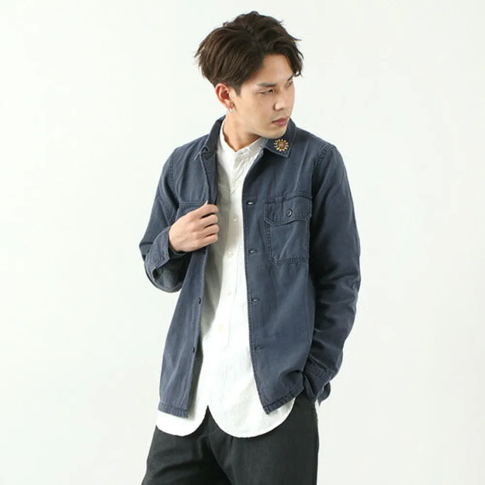 REMI RELIEF Jackets^/ Military Shirt (Flower Studded)