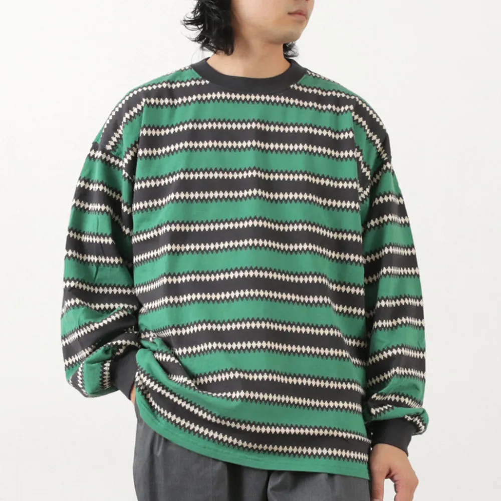 REMI RELIEF T-Shirts^/ Native Striped Long Tee