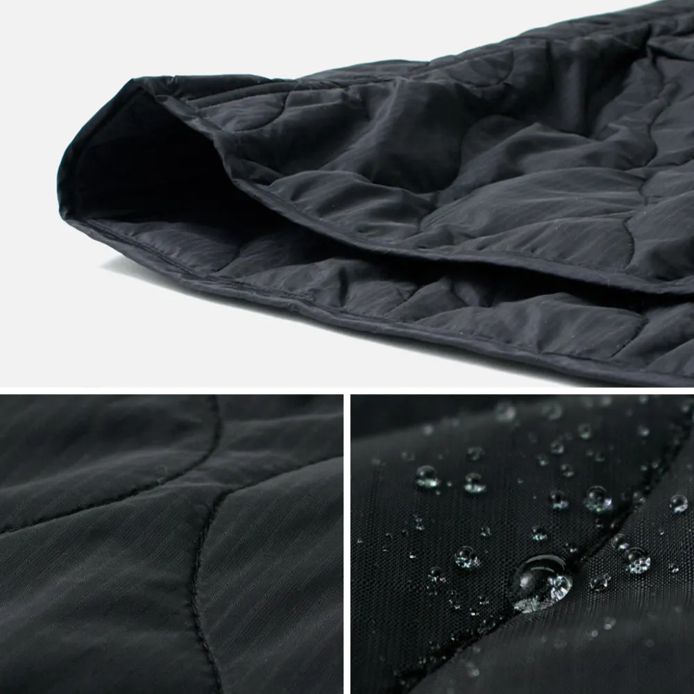 REMI RELIEF Coats^/ Nylon Rip Gourd Quilted Coat Hoodie