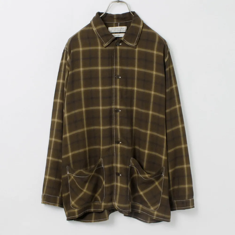 REMI RELIEF Shirts^/ Rayon Plaid Shirt