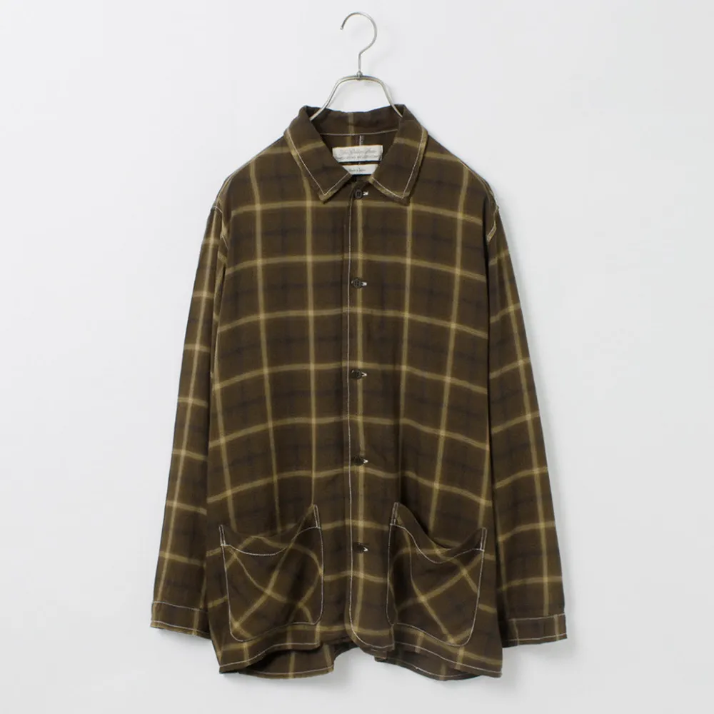 REMI RELIEF Shirts^/ Rayon Plaid Shirt