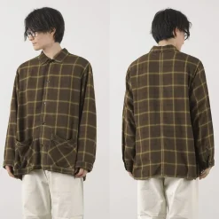 REMI RELIEF Shirts^/ Rayon Plaid Shirt