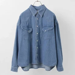 REMI RELIEF Shirts^/ SHORT DENIM WESTERN SHIRT