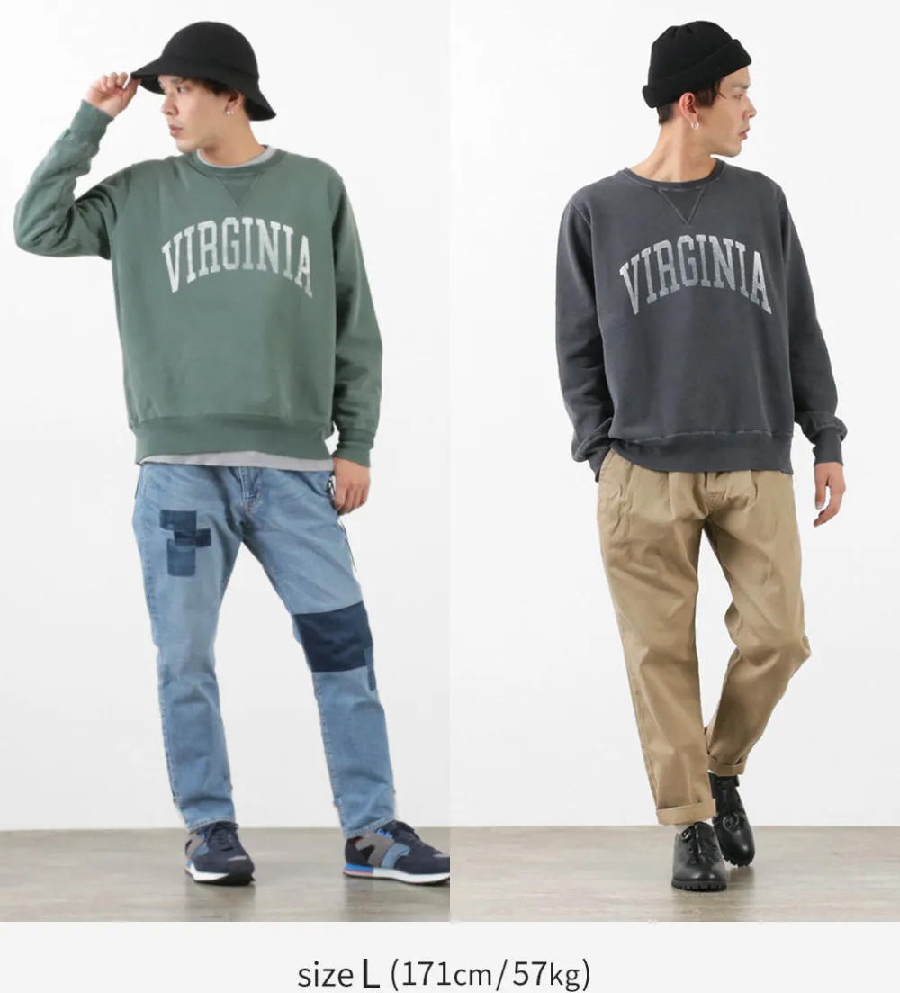 REMI RELIEF Sweatshirts^/ SP processed back pile crew (VIRGINIA) Sweatshirt