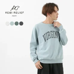 REMI RELIEF Sweatshirts^/ SP processed back pile crew (VIRGINIA) Sweatshirt