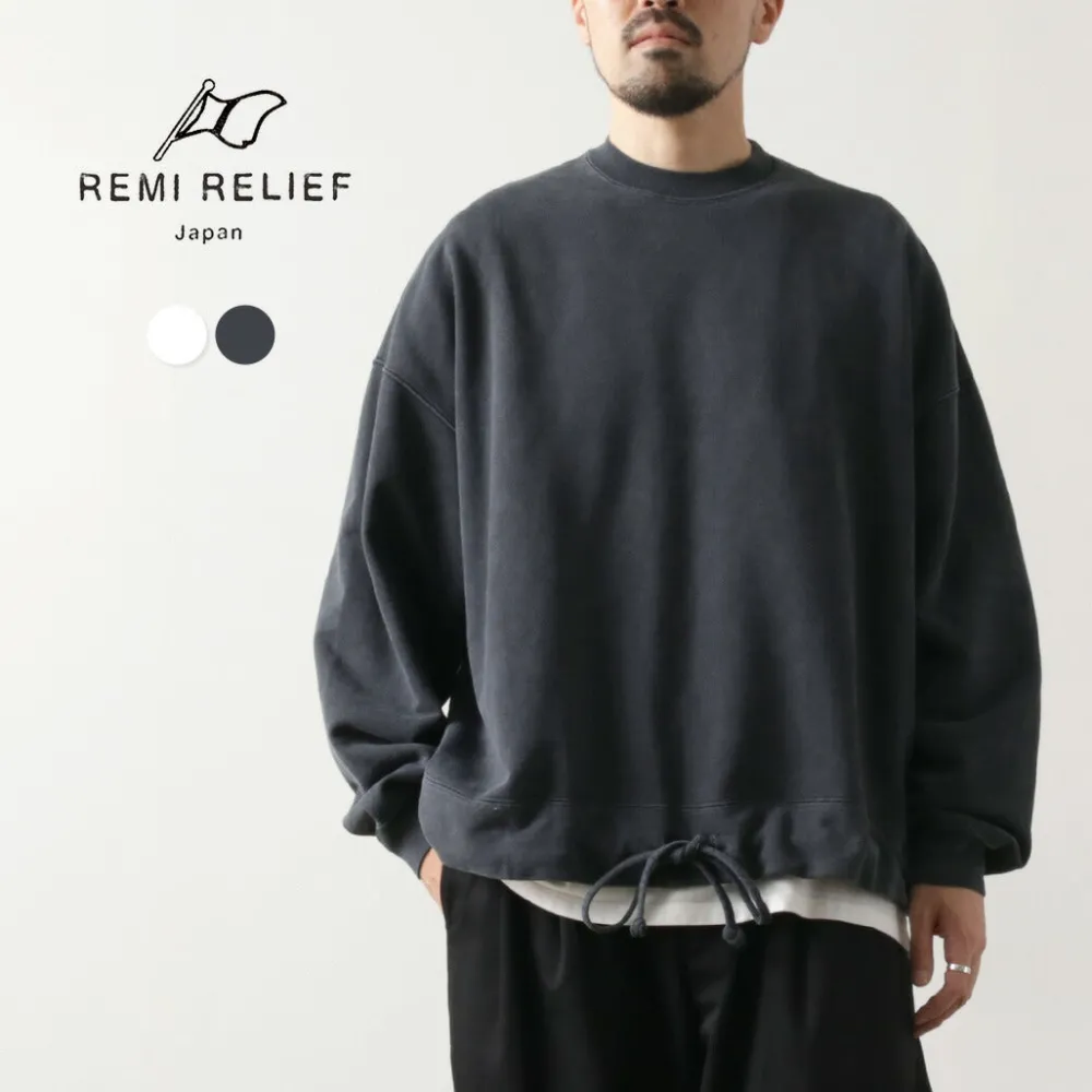 REMI RELIEF Sweatshirts^/ SP Processed Lined Outdoor BIG Size Crew