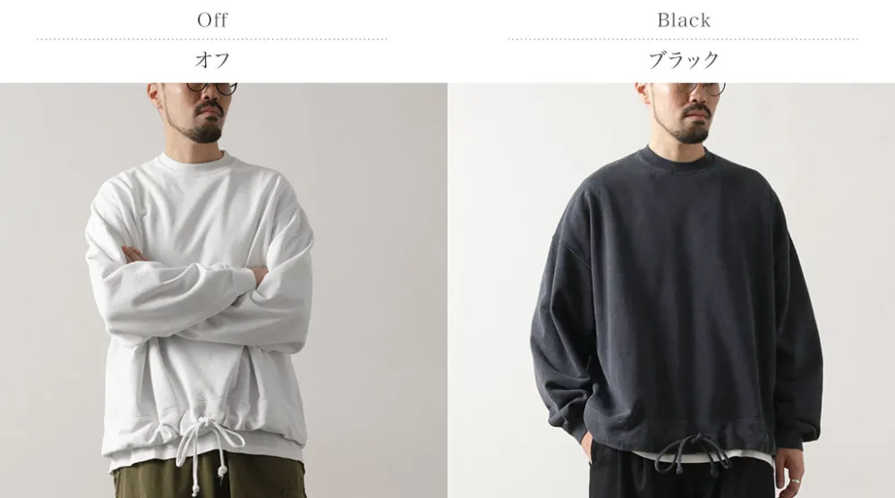 REMI RELIEF Sweatshirts^/ SP Processed Lined Outdoor BIG Size Crew