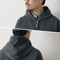REMI RELIEF Sweatshirts^/ SP processing Pile-lining ZIP Hoodie (Plain)