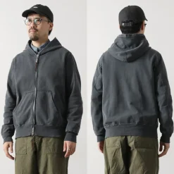 REMI RELIEF Sweatshirts^/ SP processing Pile-lining ZIP Hoodie (Plain)