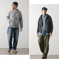 REMI RELIEF Sweatshirts^/ SP processing Pile-lining ZIP Hoodie (Plain)