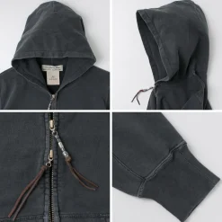 REMI RELIEF Sweatshirts^/ SP processing Pile-lining ZIP Hoodie (Plain)