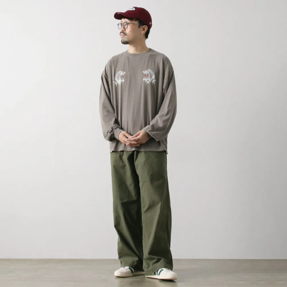 REMI RELIEF T-Shirts^/ Special Order HARD Special Processing 20 Jersey Long Sleeve T-Shirt (Tiger Pattern)