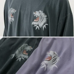 REMI RELIEF T-Shirts^/ Special Order HARD Special Processing 20 Jersey Long Sleeve T-Shirt (Tiger Pattern)