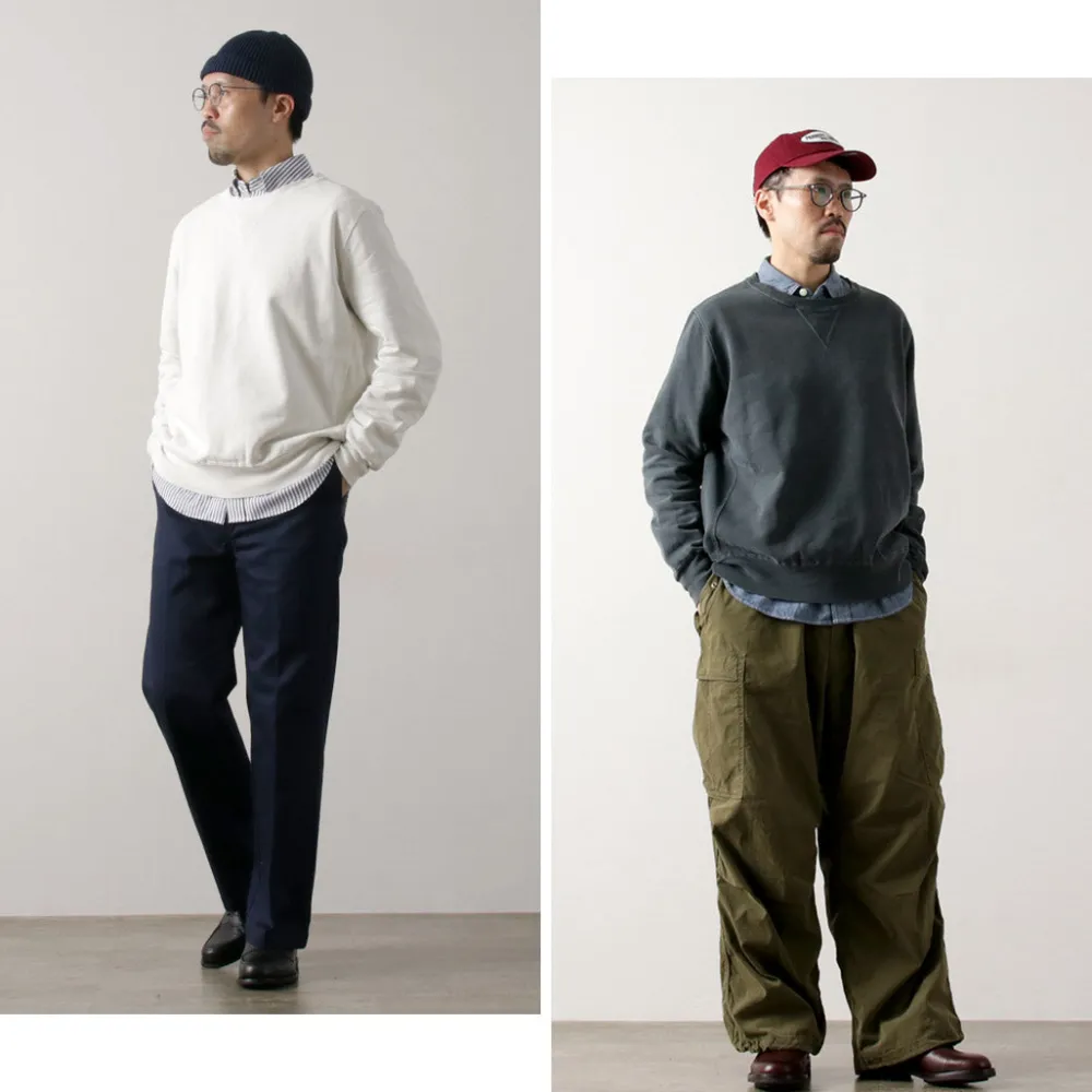 REMI RELIEF Sweatshirts^/ SP-Finished Pile Crew (Solid Color)