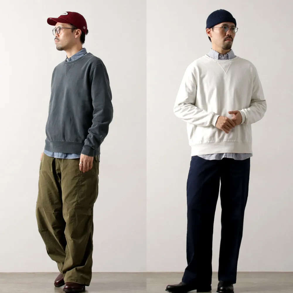 REMI RELIEF Sweatshirts^/ SP-Finished Pile Crew (Solid Color)