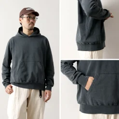 REMI RELIEF Sweatshirts^/ SP-Finished Pile Hoodie (Solid Color)