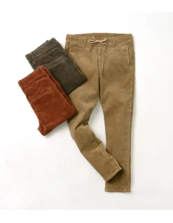 REMI RELIEF Trousers^/ Stretch Corduroy Easy Pants