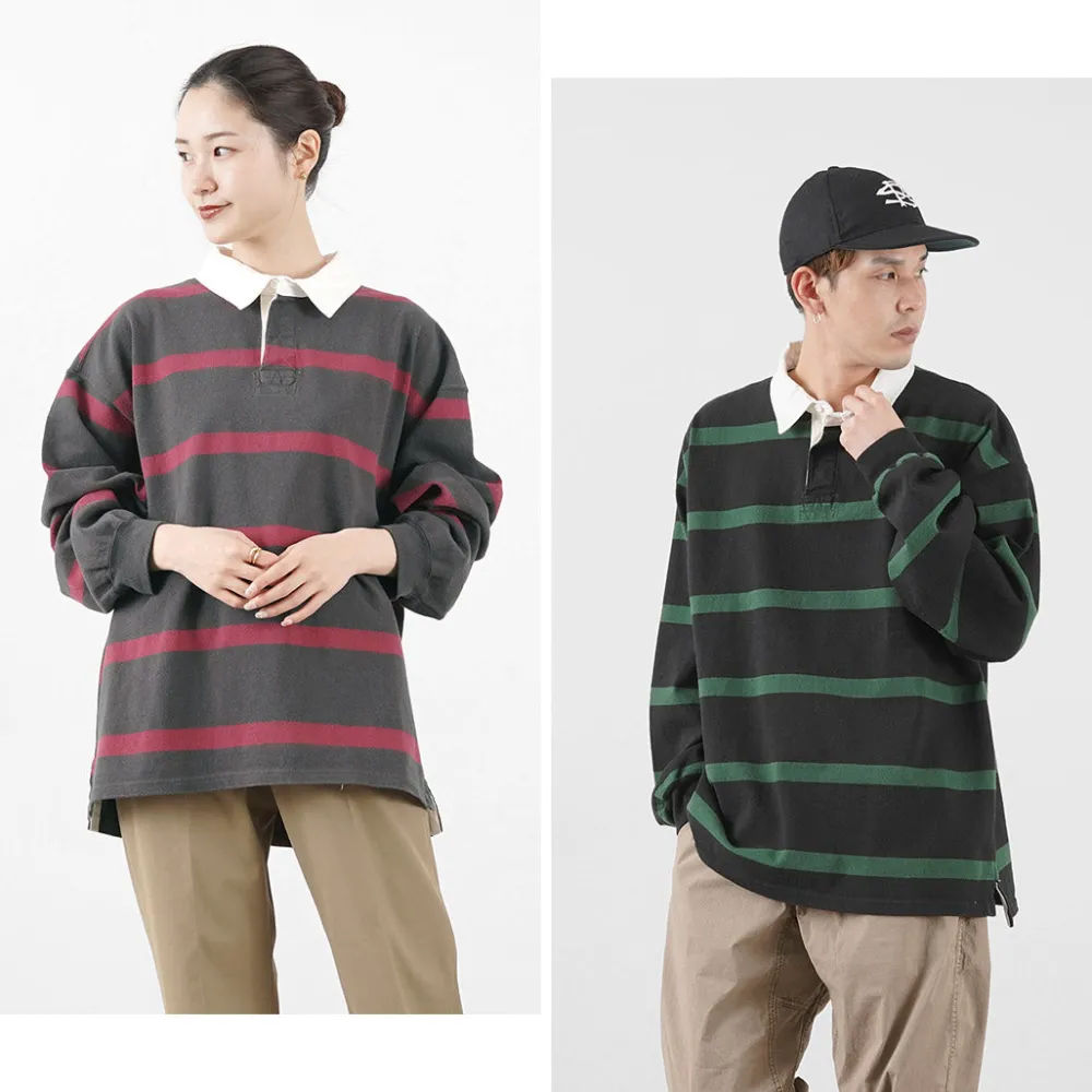 REMI RELIEF T-Shirts^/ Stripe Rugger Shirt