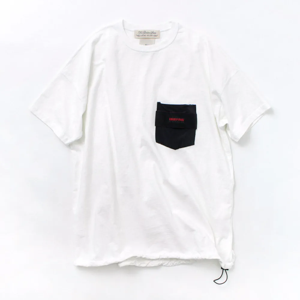 REMI RELIEF T-Shirts^x BRIEFING / Collaboration jersey pocket T-shirt