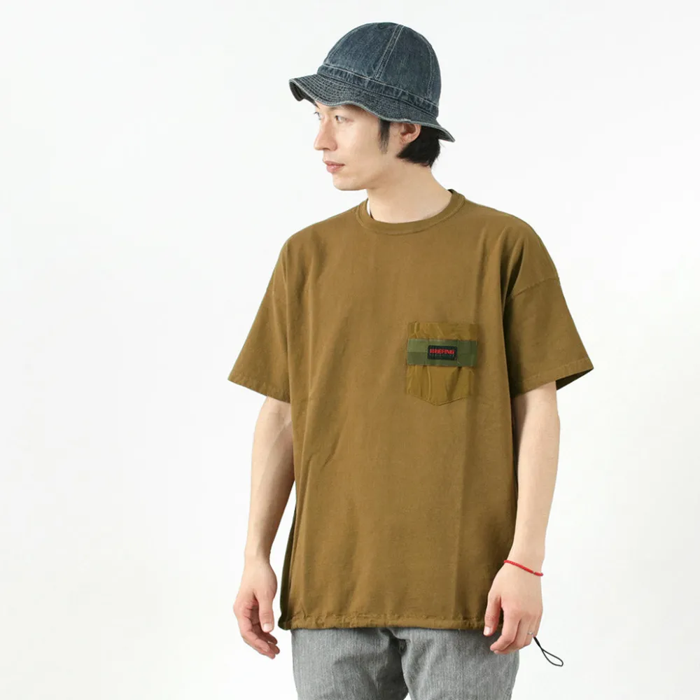 REMI RELIEF T-Shirts^x BRIEFING / Collaboration jersey pocket T-shirt