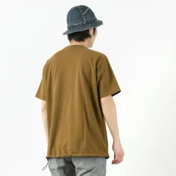 REMI RELIEF T-Shirts^x BRIEFING / Collaboration jersey pocket T-shirt