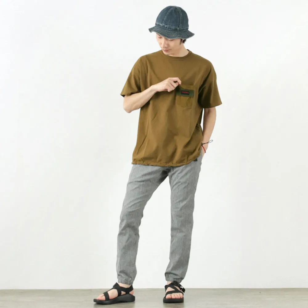 REMI RELIEF T-Shirts^x BRIEFING / Collaboration jersey pocket T-shirt
