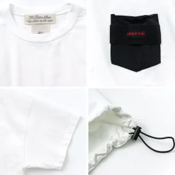 REMI RELIEF T-Shirts^x BRIEFING / Collaboration jersey pocket T-shirt
