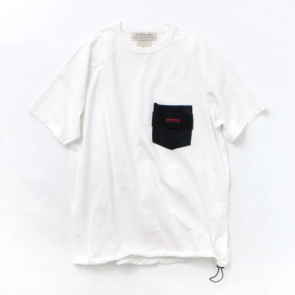 REMI RELIEF T-Shirts^x BRIEFING / Collaboration jersey pocket T-shirt