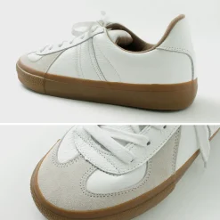 REPRODUCTION OF FOUND Sneakers^/ German military trainers Shrink leather Sneaker