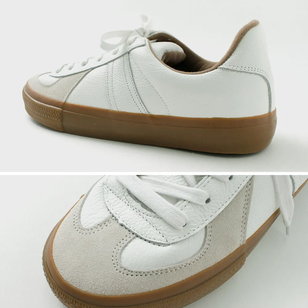 REPRODUCTION OF FOUND Sneakers^/ German military trainers Shrink leather Sneaker