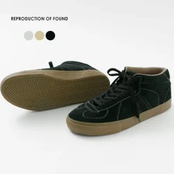 REPRODUCTION OF FOUND Sneakers^/ German military trainers half cut shrink leather Sneaker