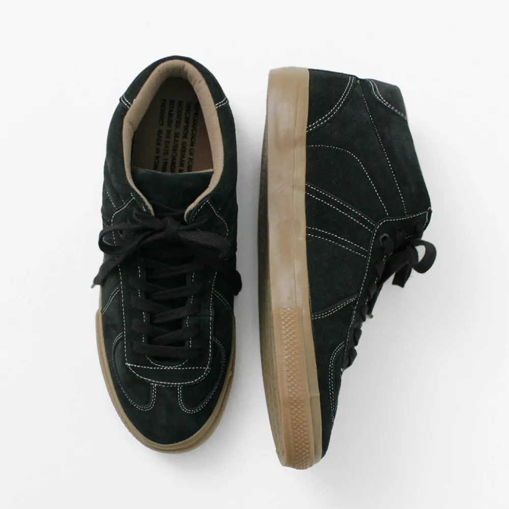 REPRODUCTION OF FOUND Sneakers^/ German military trainers half cut shrink leather Sneaker