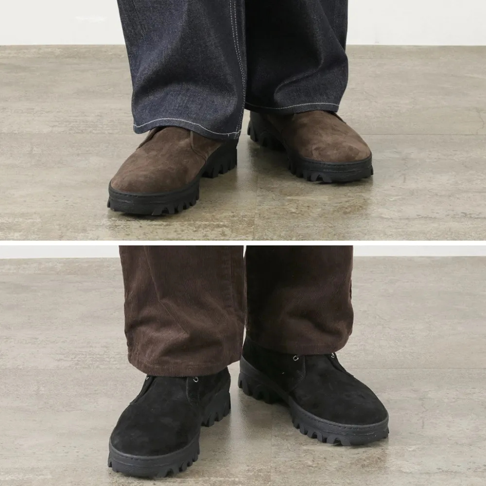 REPRODUCTION OF FOUND Leather Shoes & Boots^/ US Navy Military Chukka Leather Boots