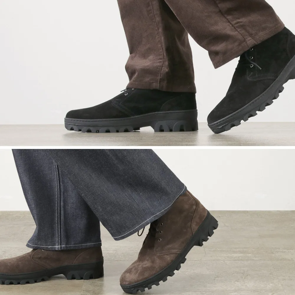 REPRODUCTION OF FOUND Leather Shoes & Boots^/ US Navy Military Chukka Leather Boots