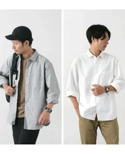 ROCOCO Shirts^/ American Ox Wide Shirt Regular Collar