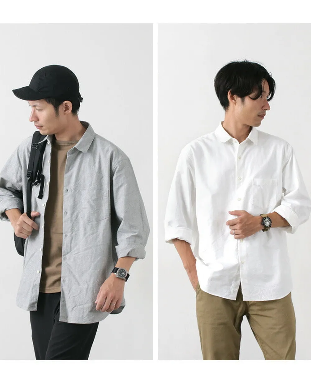 ROCOCO Shirts^/ American Ox Wide Shirt Regular Collar